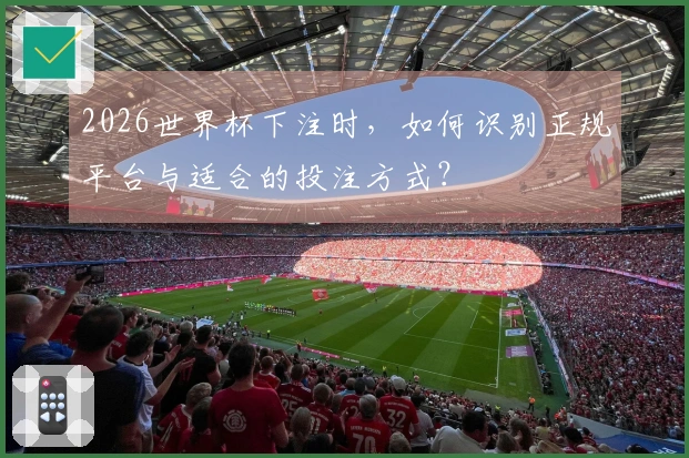 2026世界杯下注时，如何识别正规平台与适合的投注方式？